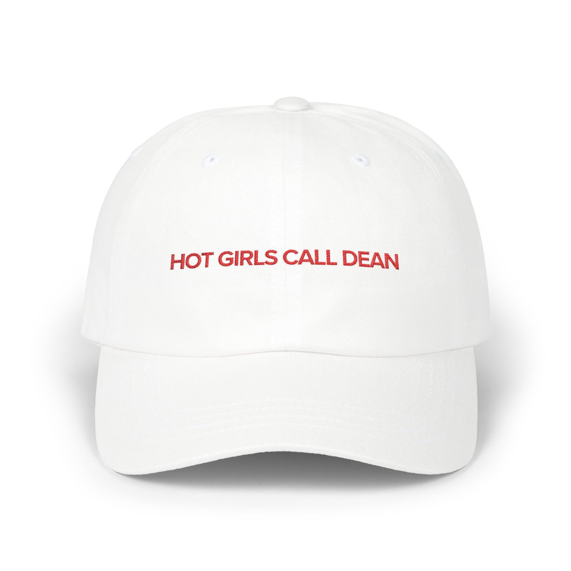 Hot Girls Call Dean embroidered dad cap — alternate view 4