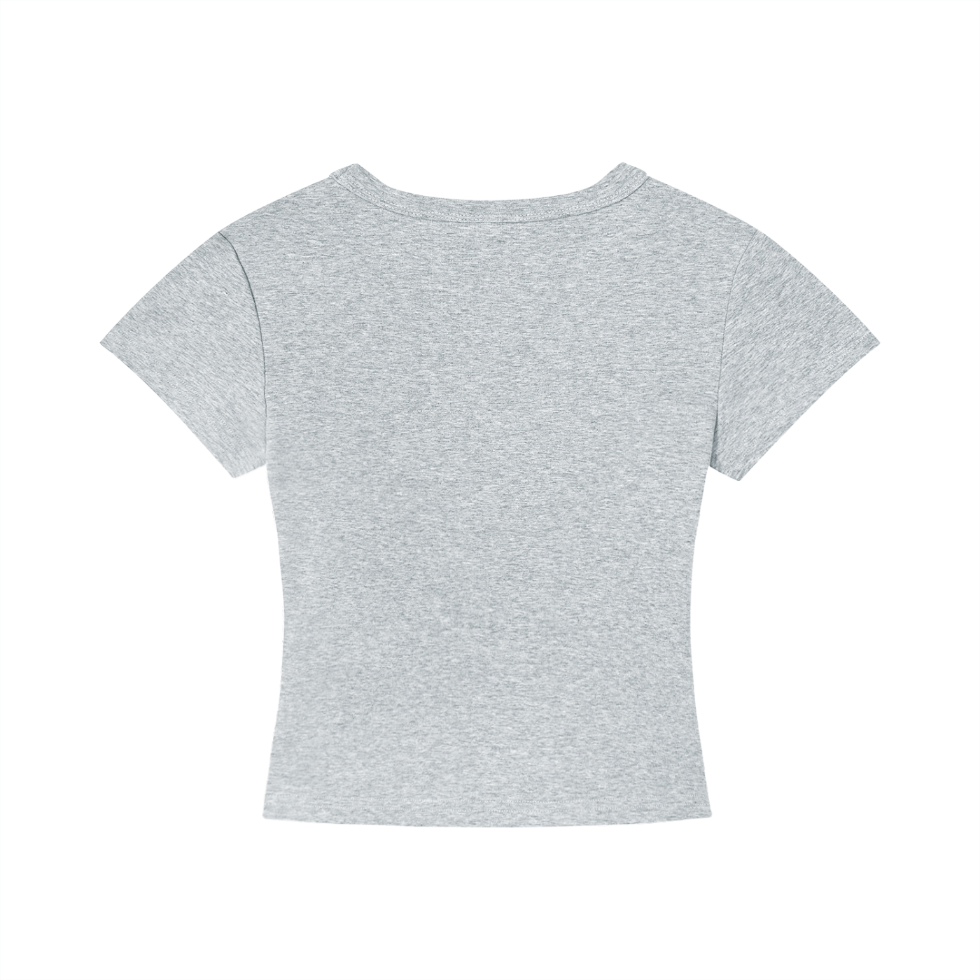 Hot Girls Ask Garrett cropped tee shown in natural light