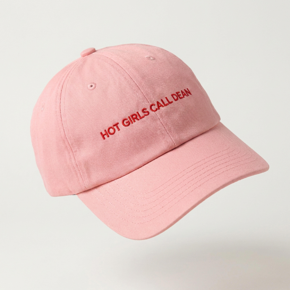 Hot Girls Call Dean embroidered dad cap — book boyfriend hat by After Hours Book Club