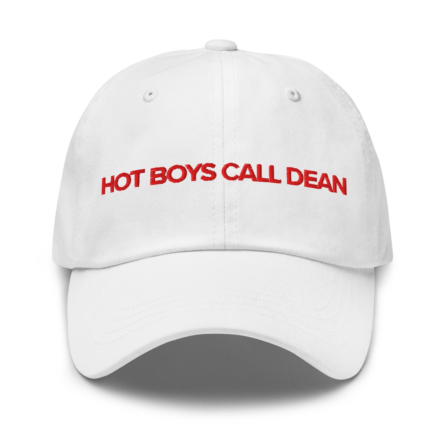 Hot Boys Call Dean embroidered dad cap, colour option
