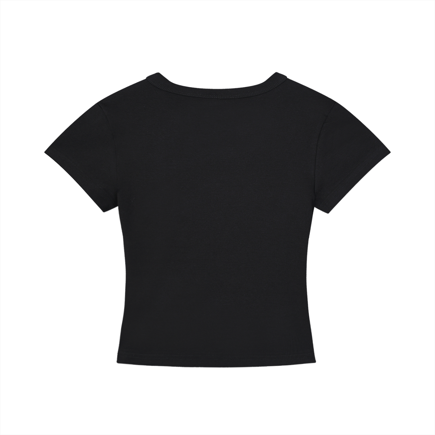 Hot Girls Ask Garrett cropped tee worn as hockey romance merch